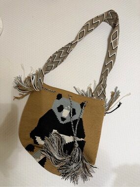 BOHEMIAN CROCHET HANDMADE PANDA BAG